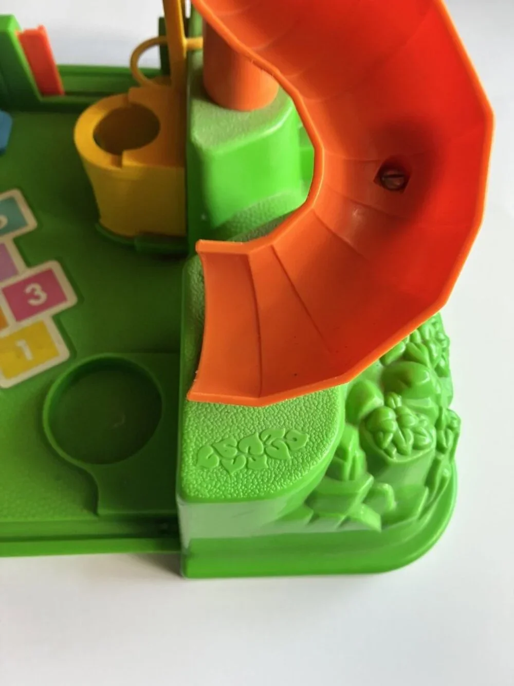 Vintage Fisher-Price 1988 Little People Playground Playset Park Slide Seesaw